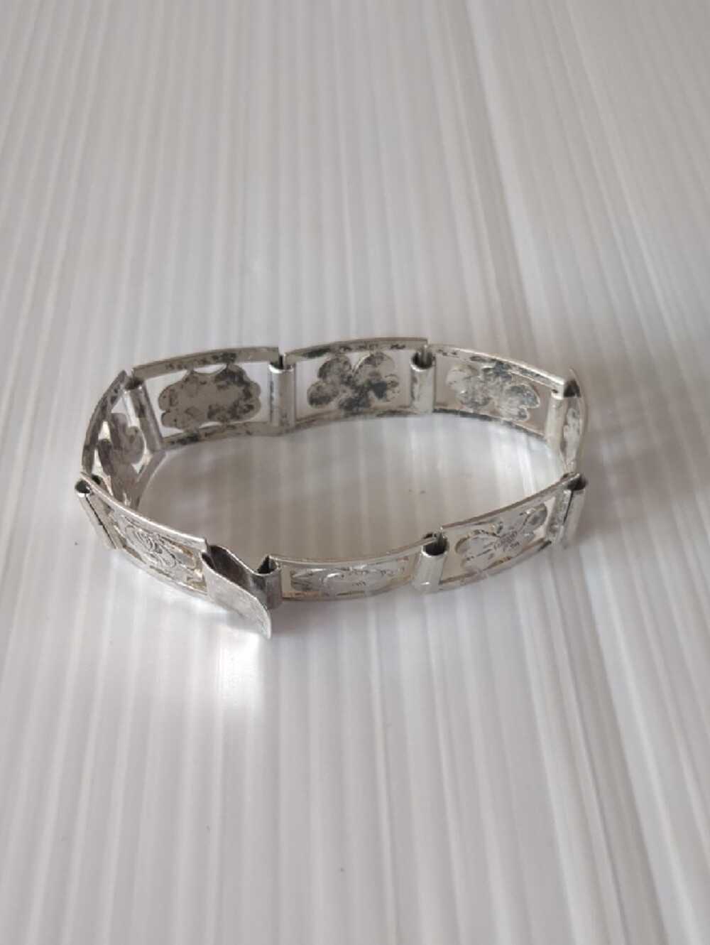Vintage Silver Link Bracelet